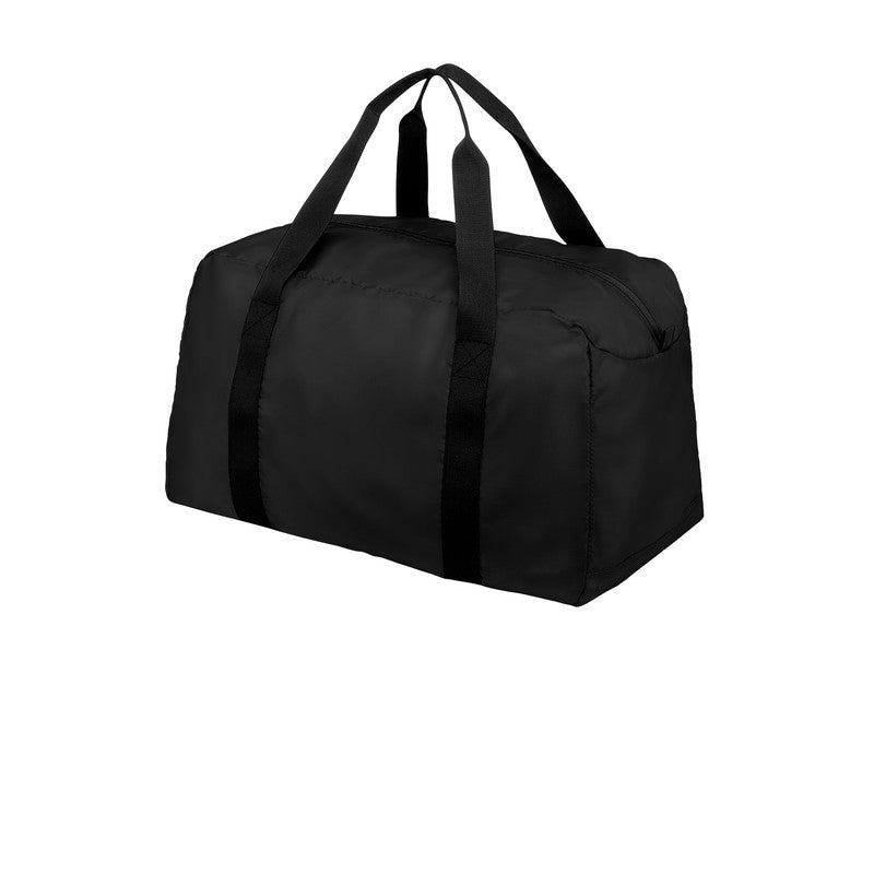 CAPELLA Port Authority® Mini Ripstop Travel Duffel - Black