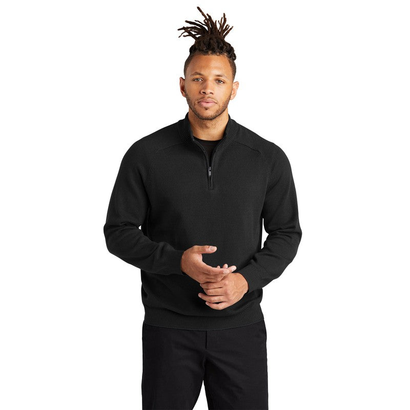 CAPELLA Mercer+Mettle™ 1/4-Zip Sweater - Deep Black