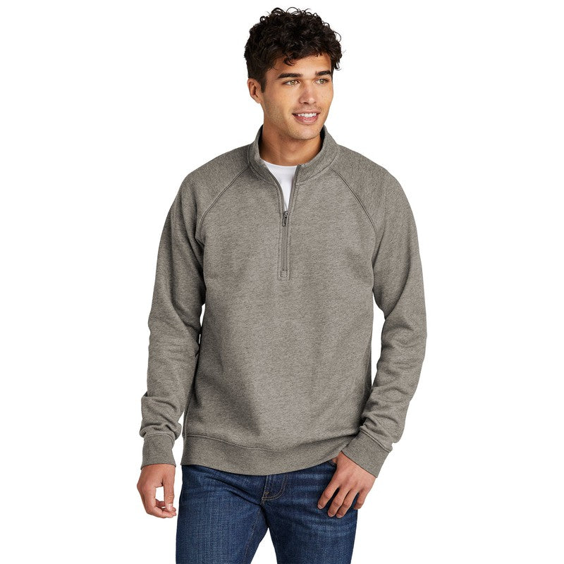 CAPELLA Sport-Tek® Drive Fleece 1/4-Zip Pullover - Vintage Heather