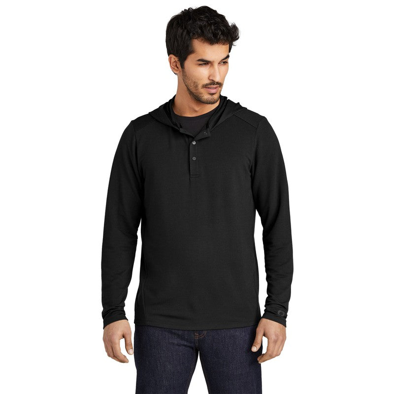 CAPELLA OGIO® Luuma Flex Hooded Henley - Blacktop