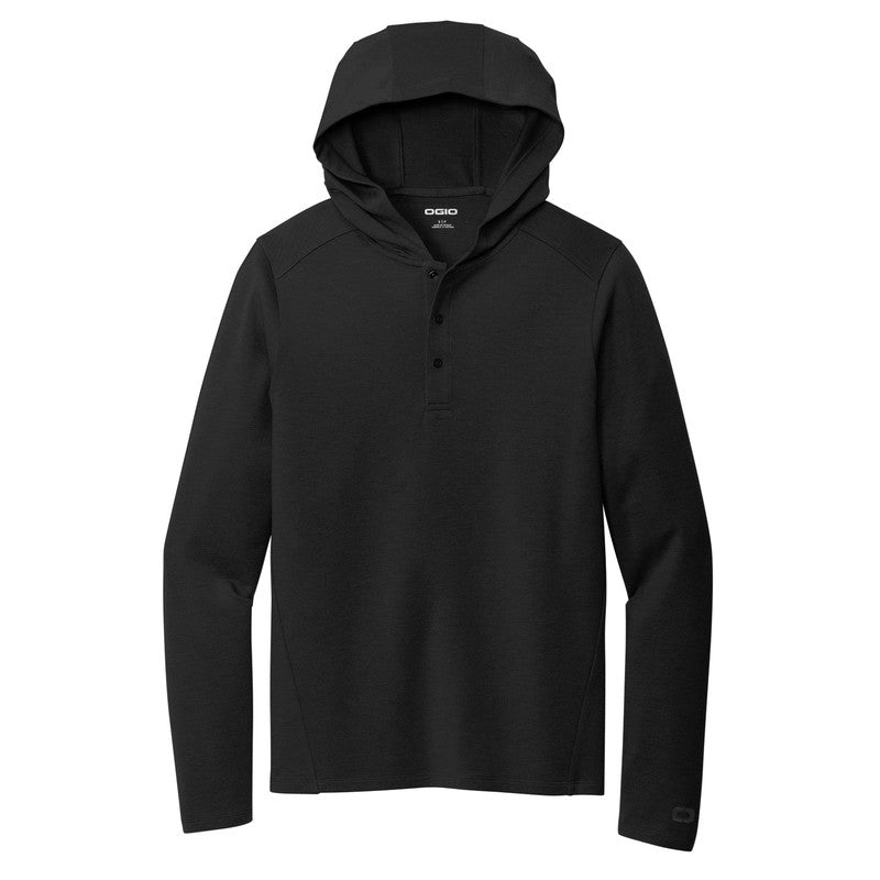 CAPELLA OGIO® Luuma Flex Hooded Henley - Blacktop