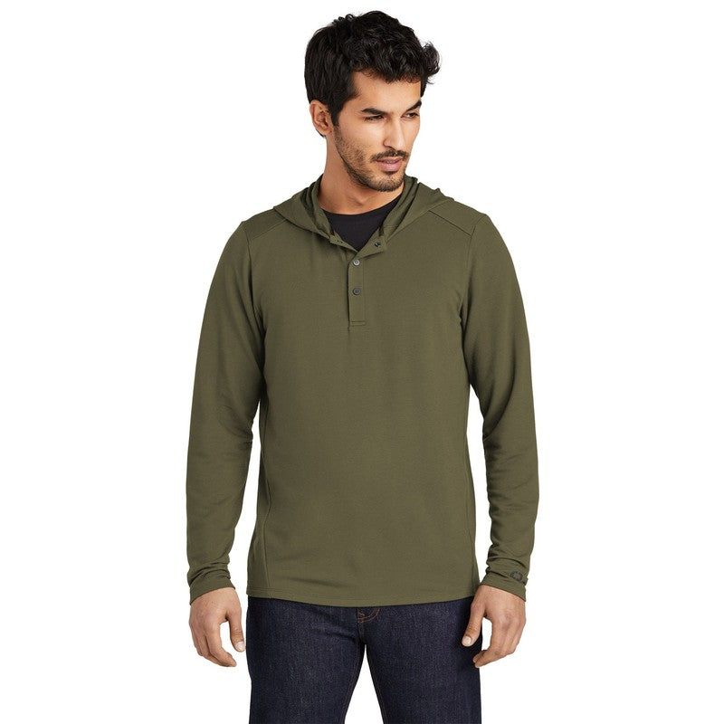 CAPELLA OGIO® Luuma Flex Hooded Henley - Deep Olive