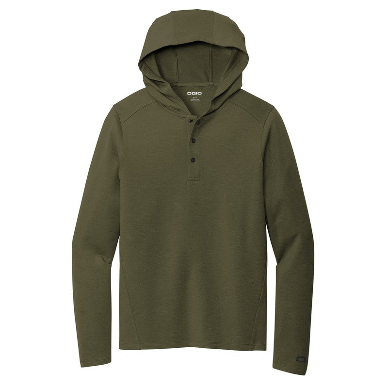 CAPELLA OGIO® Luuma Flex Hooded Henley - Deep Olive