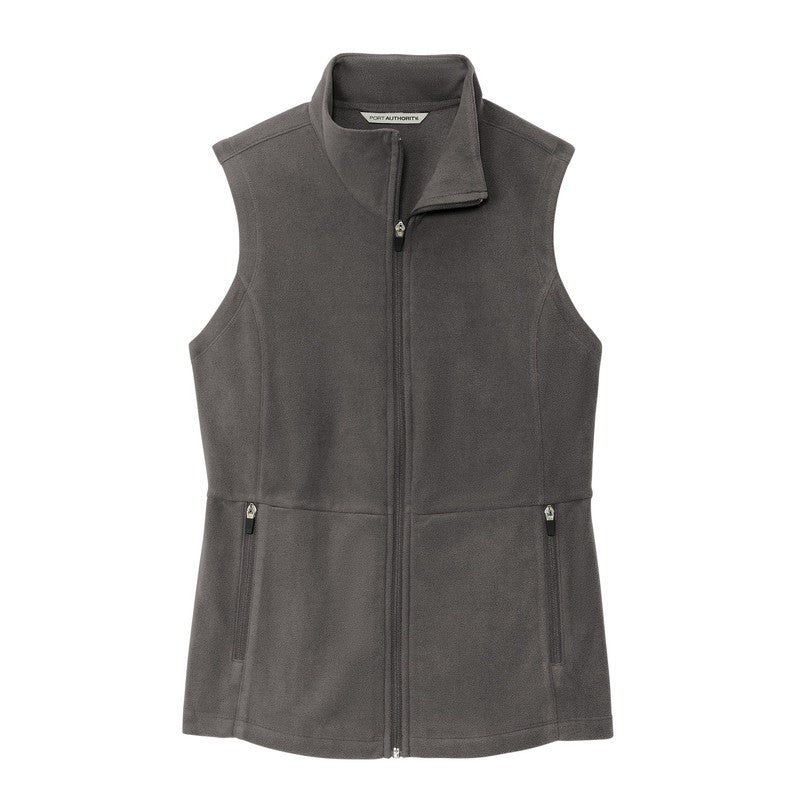 CAPELLA Port Authority® Ladies Accord Microfleece Vest - Pewter