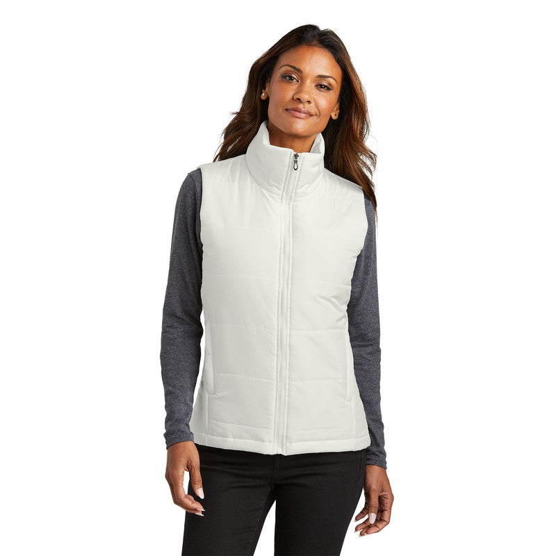 CAPELLA Port Authority® Ladies Puffer Vest - Marshmallow