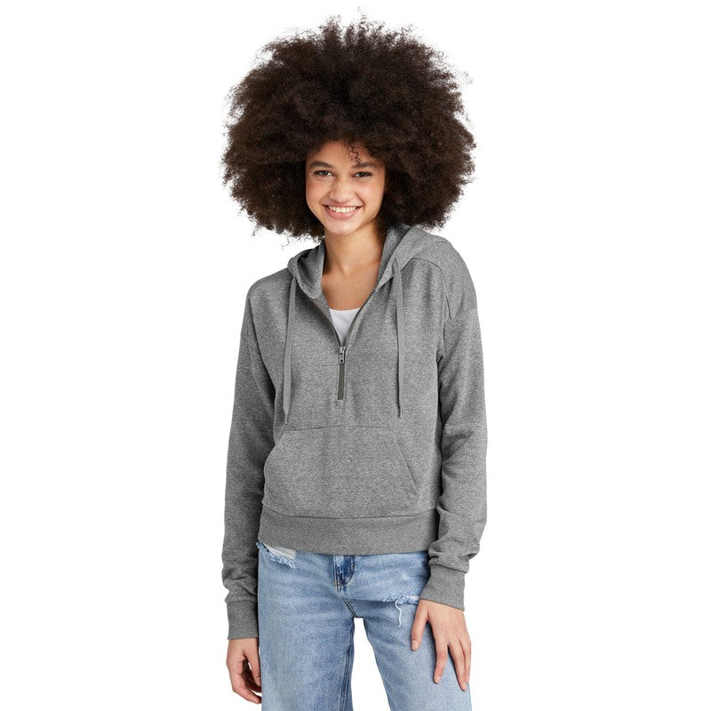 CAPELLA District® Women’s Perfect Tri® Fleece 1/2-Zip Pullover - Heathered Charcoal