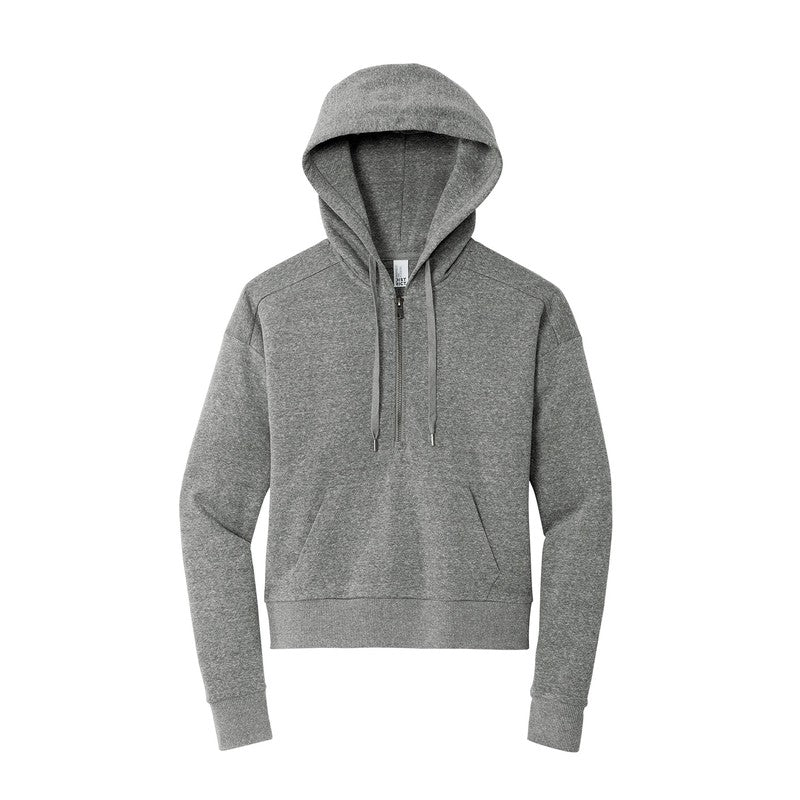 CAPELLA District® Women’s Perfect Tri® Fleece 1/2-Zip Pullover - Heathered Charcoal
