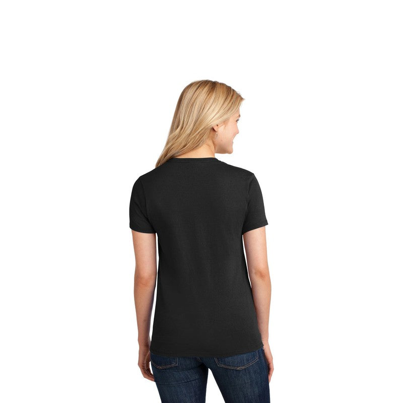 CAPELLA Port & Company® Ladies Core Cotton Tee - Jet Black