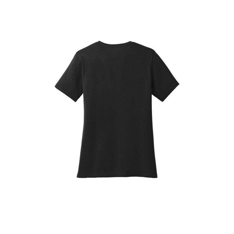 CAPELLA Port & Company® Ladies Core Cotton Tee - Jet Black