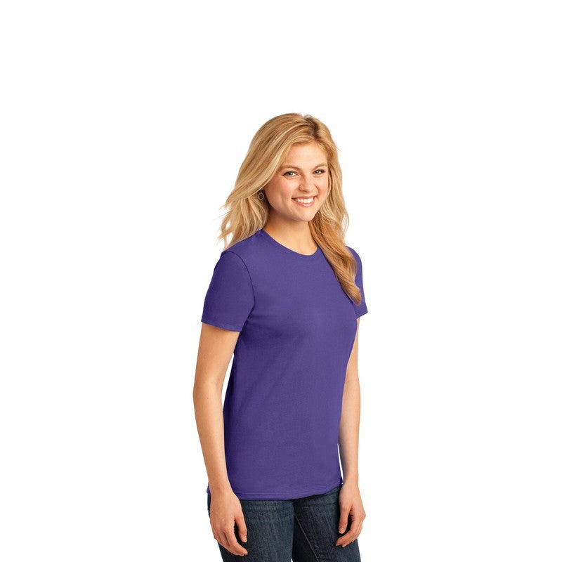 CAPELLA Port & Company® Ladies Core Cotton Tee - Purple
