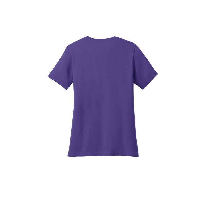 CAPELLA Port & Company® Ladies Core Cotton Tee - Purple