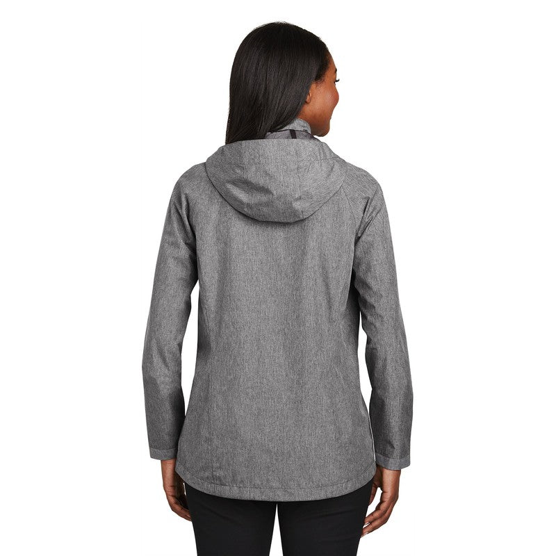CAPELLA Port Authority® Ladies Torrent Waterproof Jacket - Dark Grey Heather