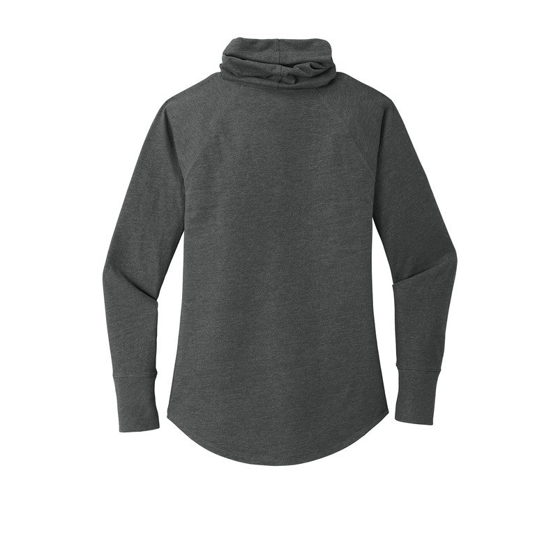 CAPELLA New Era ® Ladies Sueded Cotton Blend Cowl Tee - Black Heather