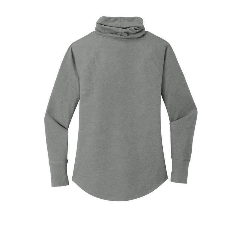 CAPELLA New Era ® Ladies Sueded Cotton Blend Cowl Tee - Shadow Grey Heather