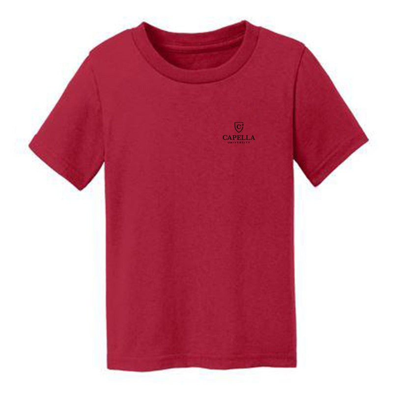 CAPELLA Port & Company® Toddler Core Cotton Tee-RED