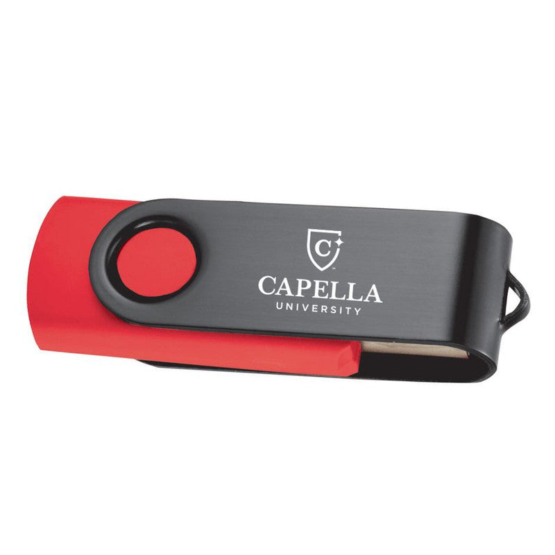 CAPELLA Rotate Black Clip Flash Drive 8GB
