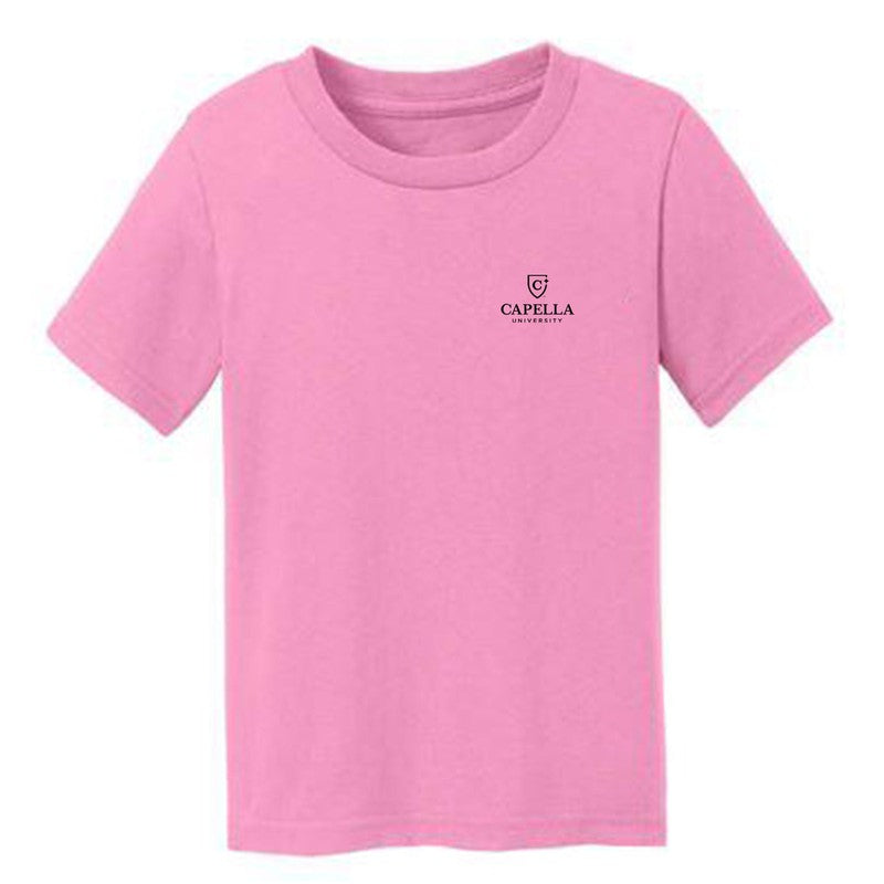 CAPELLA Port & Company® Toddler Core Cotton Tee-PINK