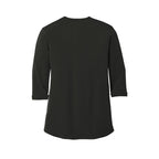 CAPELLA Port Authority ® Ladies UV Choice Pique Henley - BLACK
