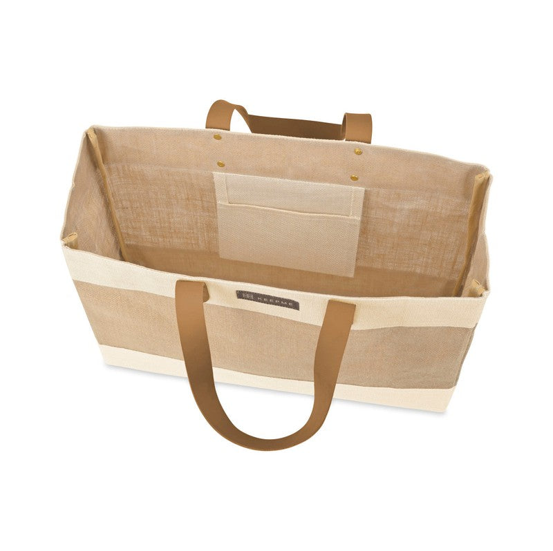 CAPELLA KEEPME® Jute Market Tote - NATURAL