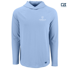CAPELLA Cutter & Buck Prospect Recycled Featherlight Stretch Mens Hooded Pullover - Atlas Blue