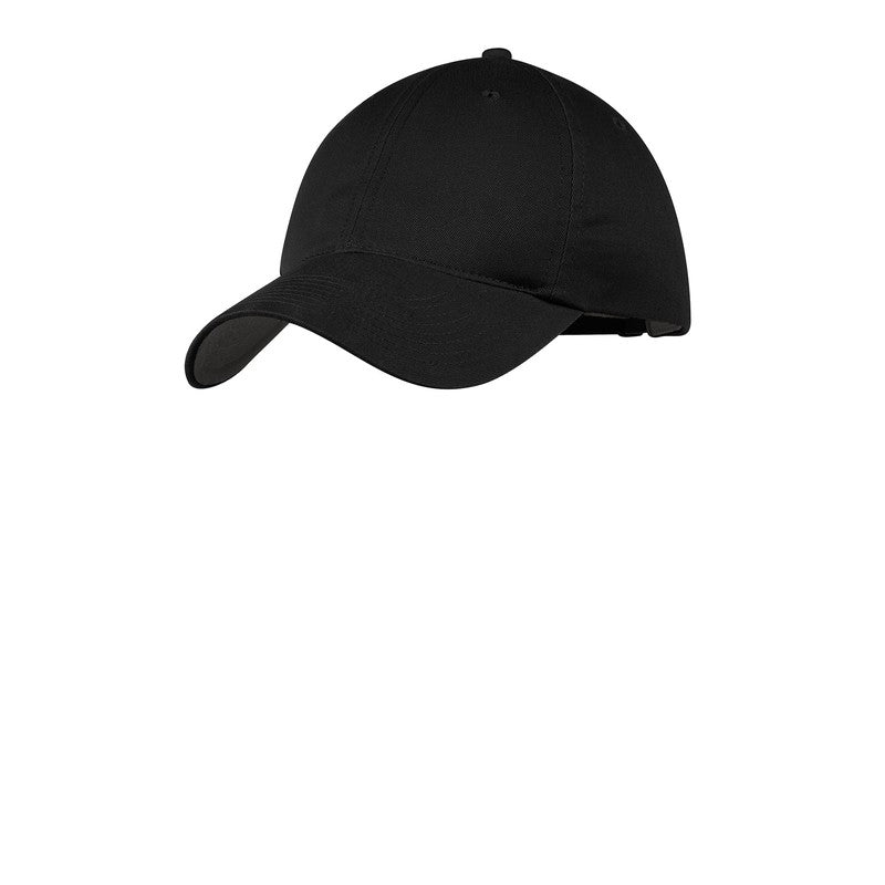 CAPELLA Nike Unstructured Cotton/Poly Twill Cap - BLACK