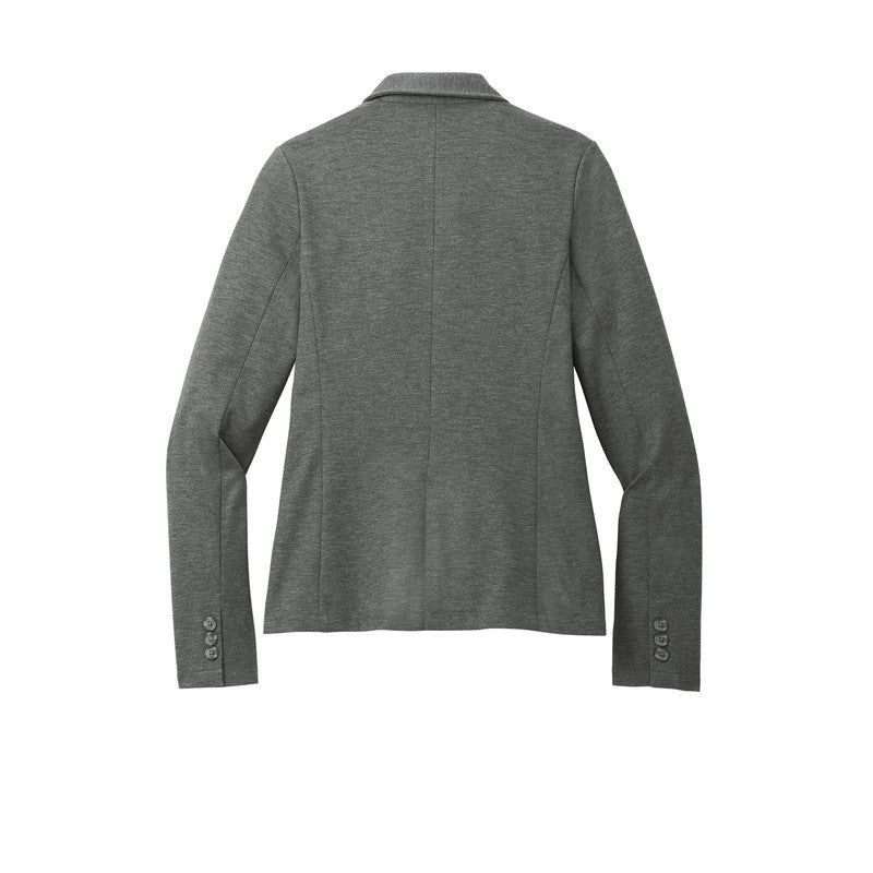 CAPELLA Mercer+Mettle Women’s Relaxed Knit Blazer - Storm Grey Heather