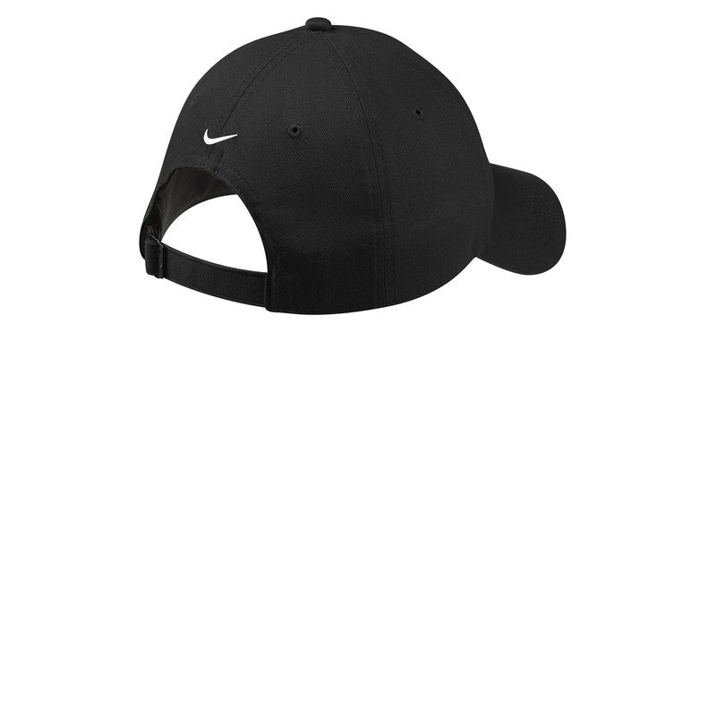 CAPELLA Nike Unstructured Cotton/Poly Twill Cap - BLACK