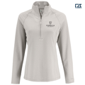 CAPELLA Clique Dash Recycled Women's Quarter Zip Sweatshirt - Silver Grey Heather