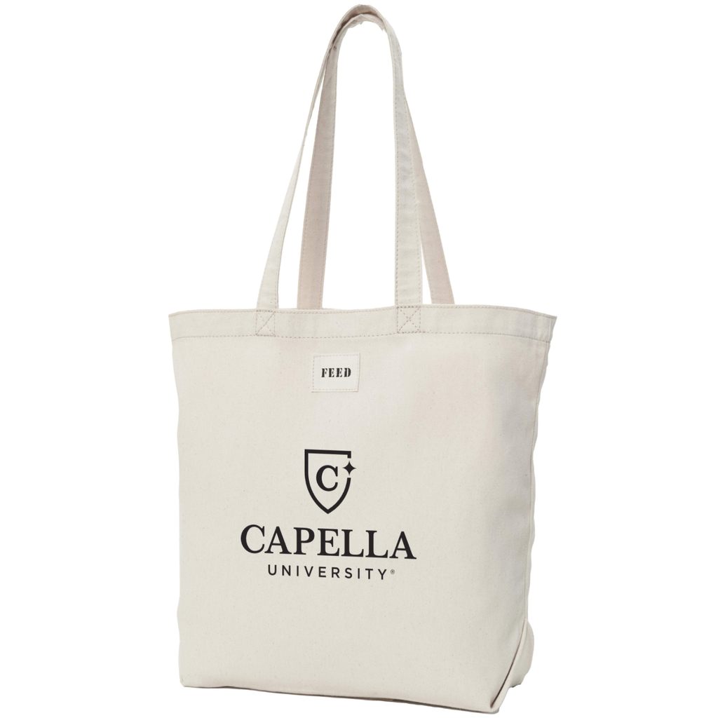 F.L. CAPELLA FEED Organic Cotton Weekend Tote - NATURAL