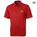 CAPELLA Cutter & Buck Virtue Recycled Featherlight Pique Mens Polo - Red