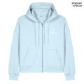 NEW CAPELLA Stanley/Stella Women’s Stella Ida Full-Zip Hooded Sweatshirt - Blue Ice