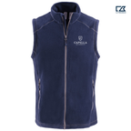 CAPELLA Clique Powder Recycled Fleece Mens Full Zip Vest - Dark Navy