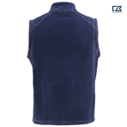 CAPELLA Clique Powder Recycled Fleece Mens Full Zip Vest - Dark Navy