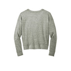 CAPELLA District® Women’s Perfect Tri® Fleece V-Neck Sweatshirt - Heathered Charcoal