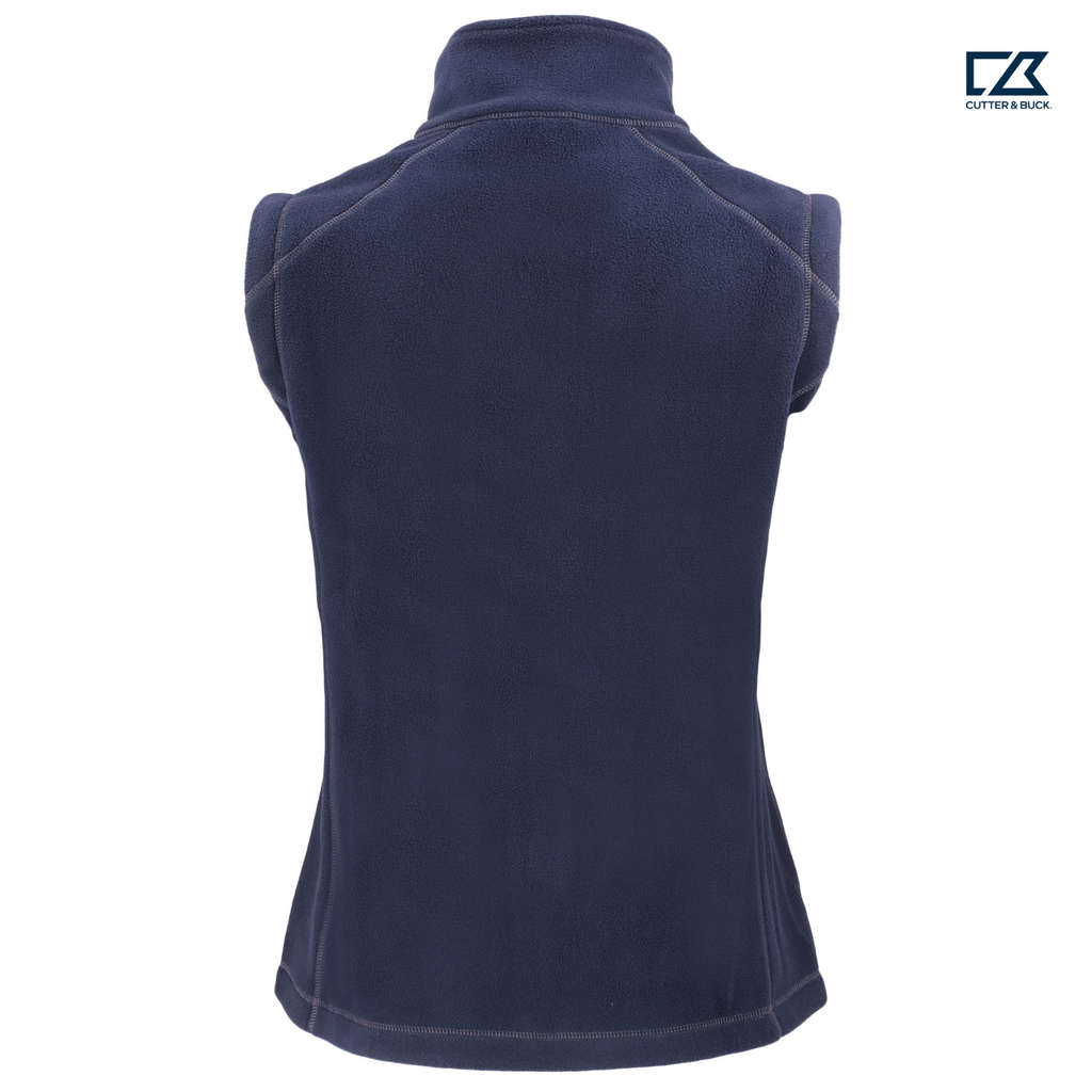 CAPELLA Clique Powder Recycled Fleece Women's Full Zip Vest - Dark Navy
