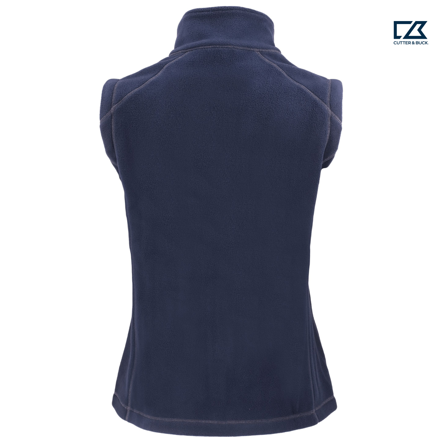 CAPELLA Clique Powder Recycled Fleece Women's Full Zip Vest - Dark Navy