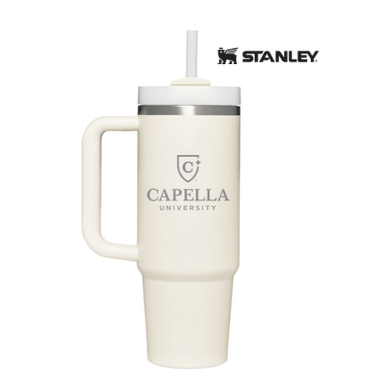 NEW CAPELLA Stanley Quencher H2.O FlowState™ Tumbler 30 oz - CREAM