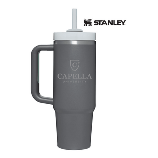 NEW CAPELLA Stanley Quencher H2.O FlowState™ Tumbler 30 oz - CHARCOAL