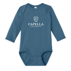 CAPELLA Rabbit Skins™ Infant Long Sleeve Jersey Bodysuit - Indigo