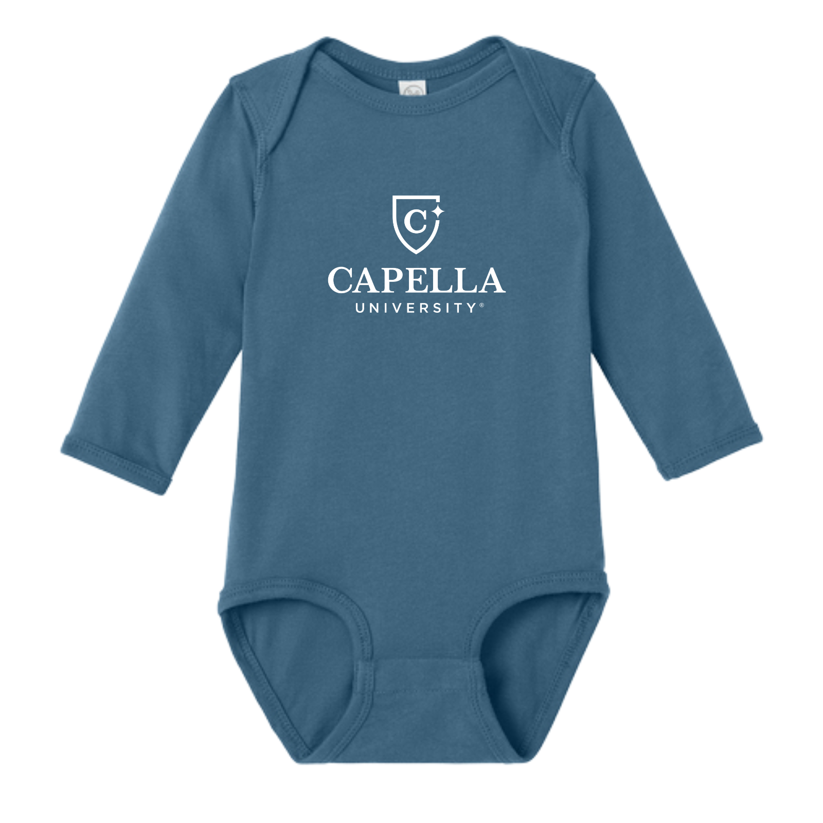 CAPELLA Rabbit Skins™ Infant Long Sleeve Jersey Bodysuit - Indigo