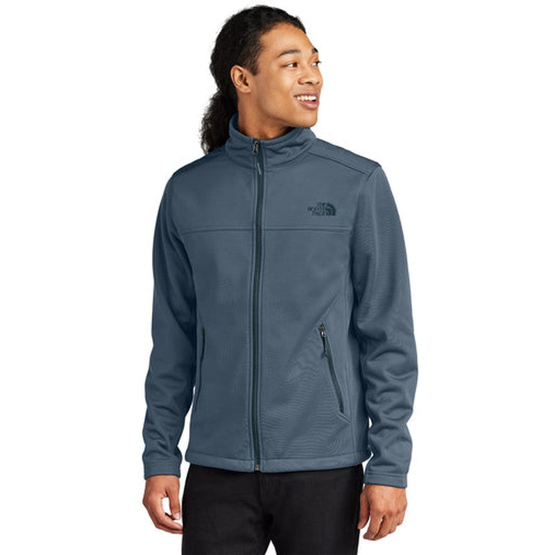 NEW The North Face Chest Logo Ridgewall Soft Shell Jacket - Shady Blue