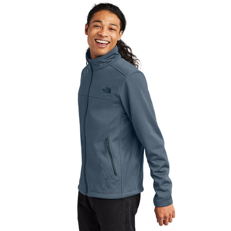 NEW The North Face Chest Logo Ridgewall Soft Shell Jacket - Shady Blue