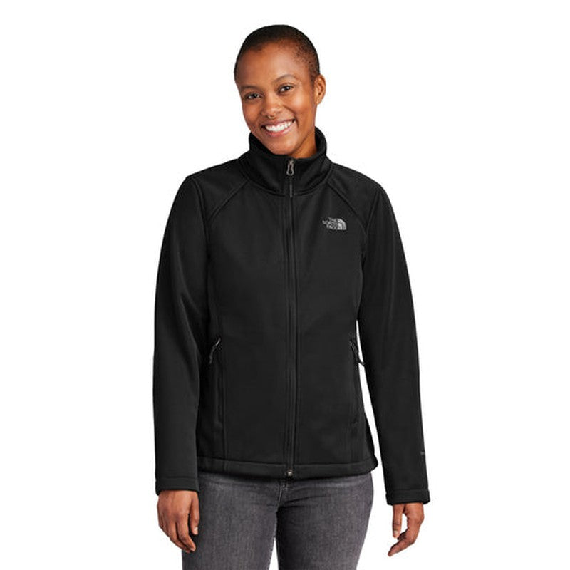 NEW CAPELLA ALUMNI - The North Face® Ladies Chest Logo Ridgewall Soft Shell Jacket - TNF Black