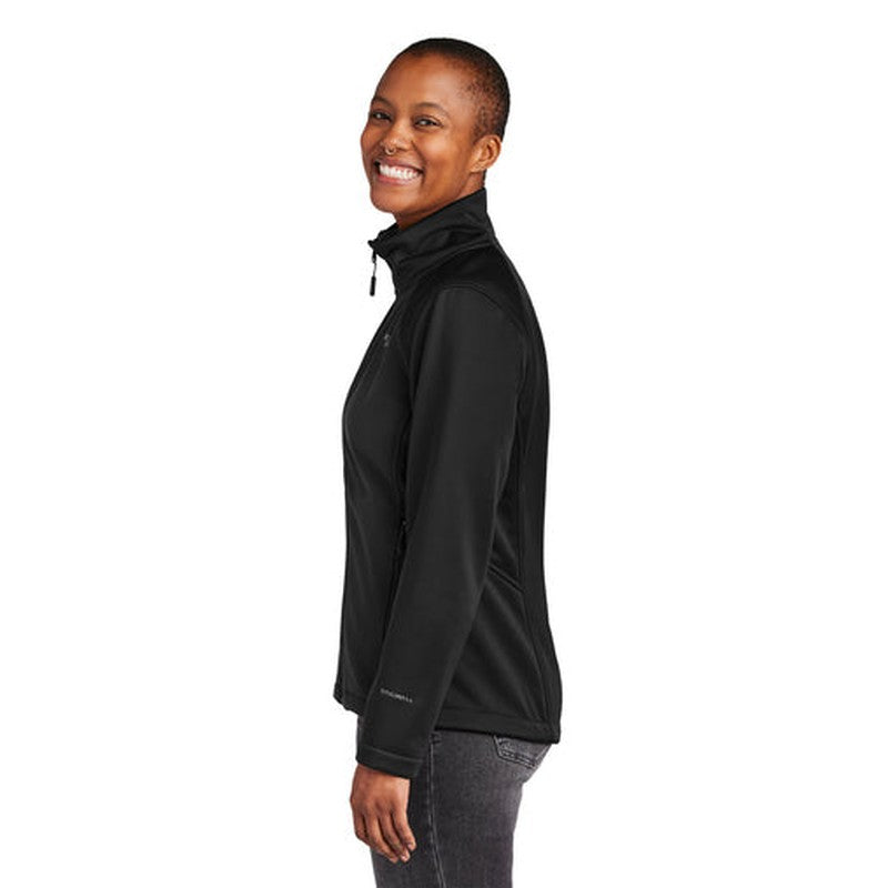 NEW CAPELLA ALUMNI - The North Face® Ladies Chest Logo Ridgewall Soft Shell Jacket - TNF Black