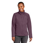 CAPELLA ALUMNI - The North Face® Ladies Chest Logo Ridgewall Soft Shell Jacket - TNF Blackberry Wine
