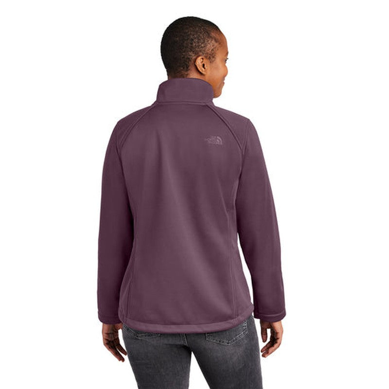 CAPELLA The North Face Ladies Chest Logo Ridgewall Soft Shell Jacket - TNF Blackberry Wine