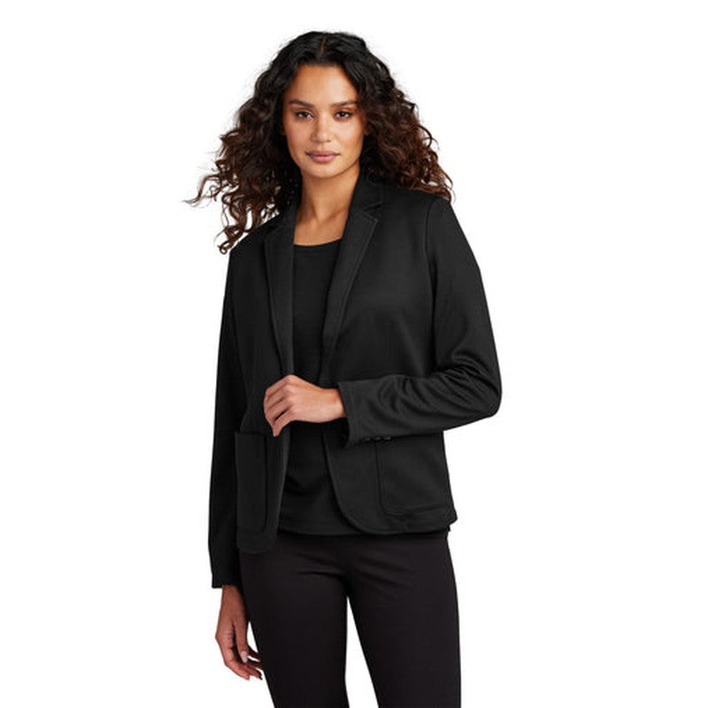 CAPELLA Mercer+Mettle Women’s Relaxed Knit Blazer - Deep Black