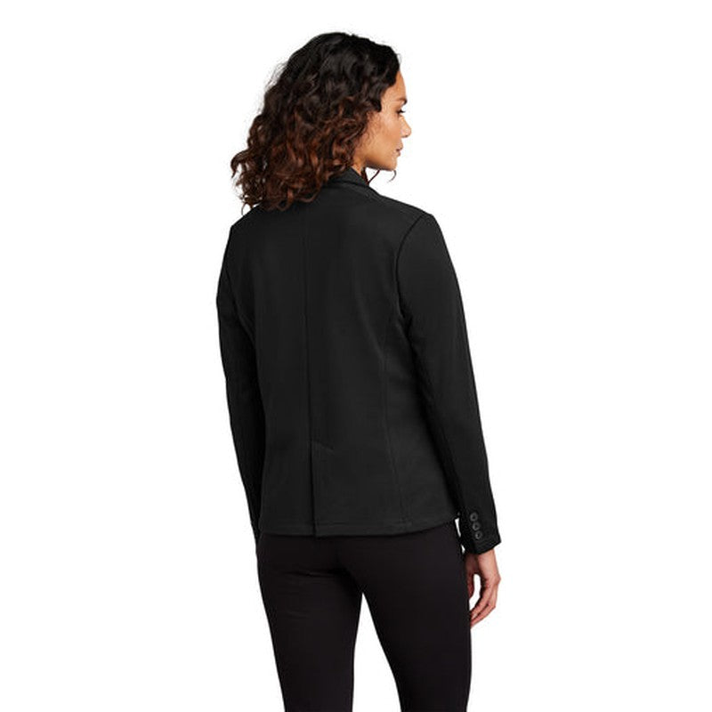 CAPELLA Mercer+Mettle Women’s Relaxed Knit Blazer - Deep Black