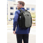 CAPELLA Port Authority® Transport Backpack - Dark Charcoal/Black