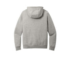 CAPELLA Nike Women's Club Fleece Sleeve Swoosh Full-Zip Hoodie - Dark Grey Heather